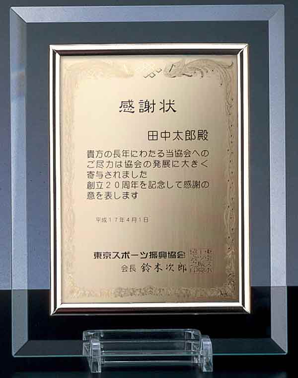 レジスト表彰楯１０１