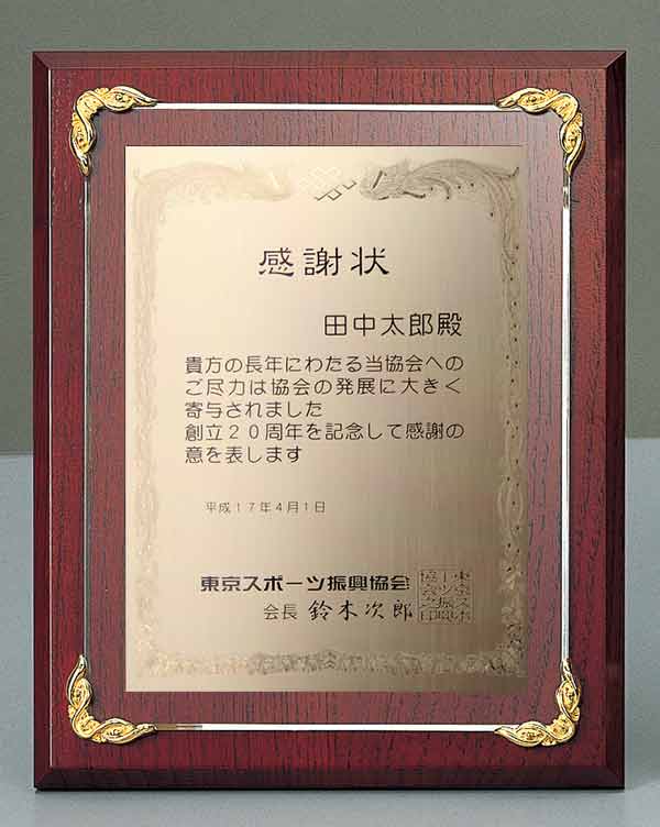 レジスト表彰楯１１０Ｇ