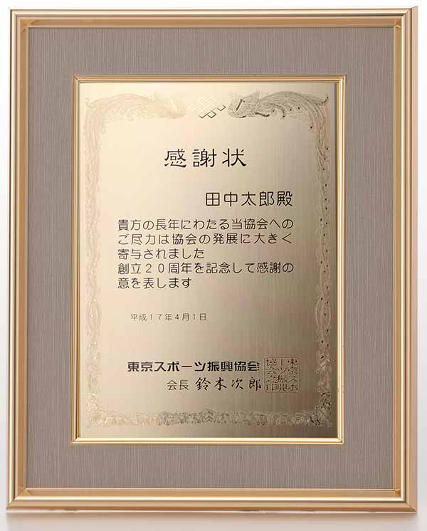 レジスト表彰楯１１３